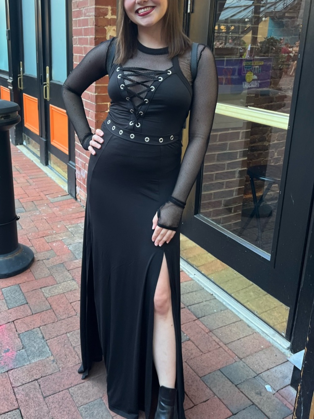 Tristania Maxi Halter Dress By Killstar